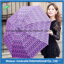 Fancy Items Color Printing Fold Sun et Rain Promotion Cadeau Parasol Parasol